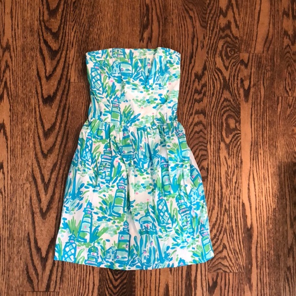 Lilly Pulitzer Dresses & Skirts - COPY - Lilly Pulitzer strapless dress